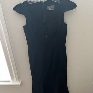 By Anthro Fit and flare silhouette dress…